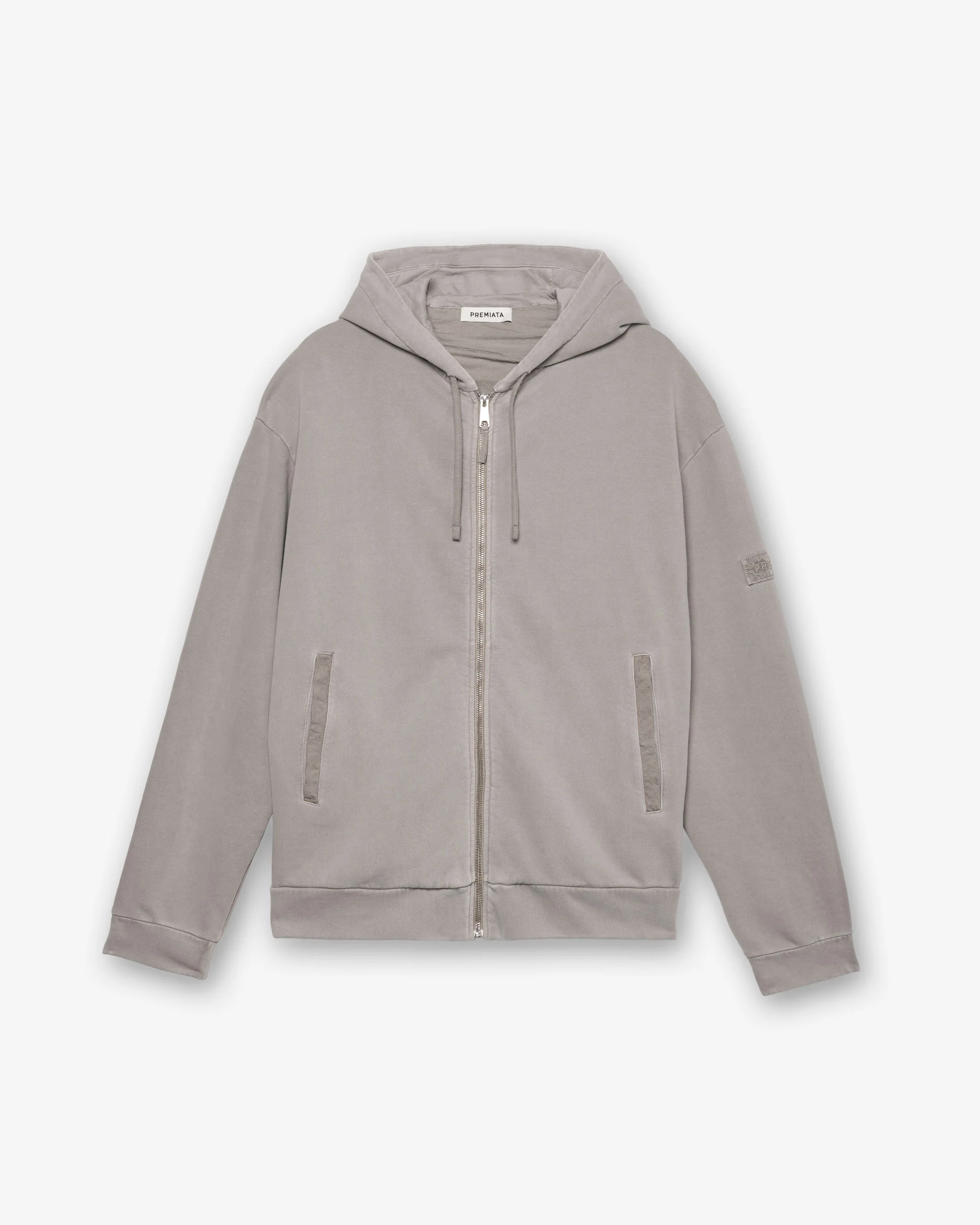 Cotton and nylon hoodie