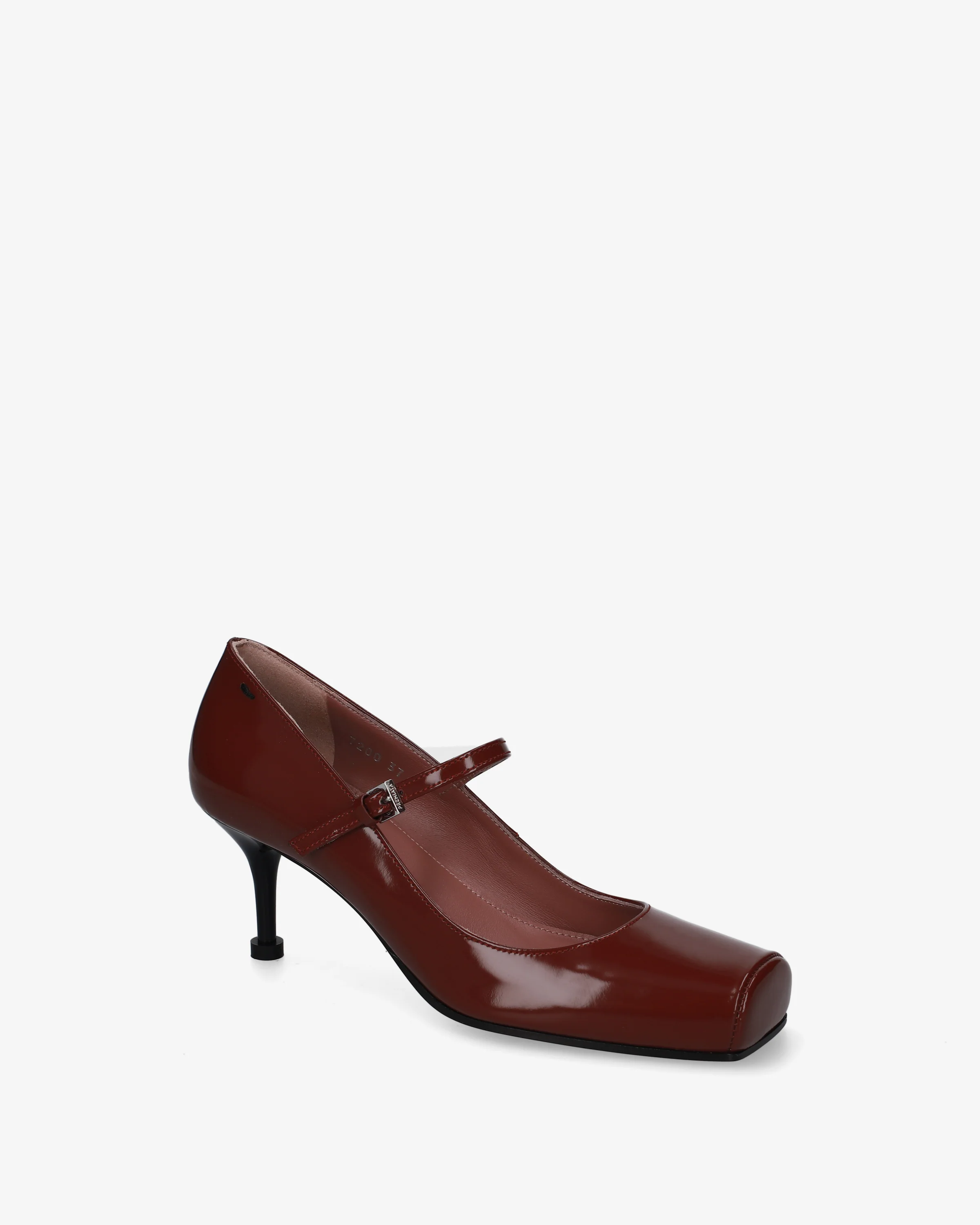Burgundy leather Mary Janes - Image 4