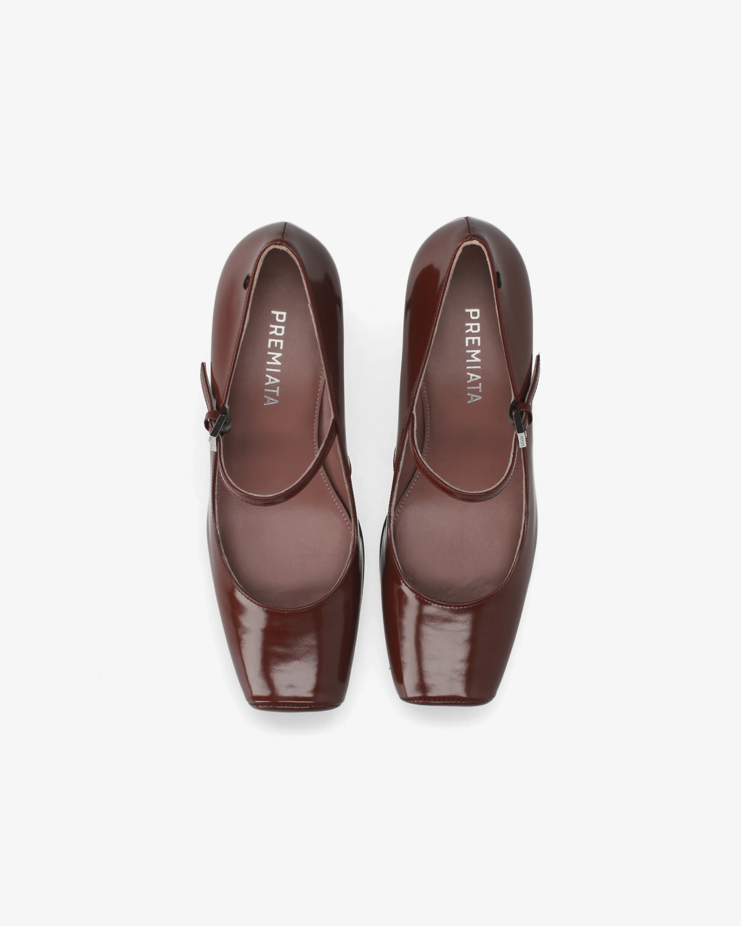 Burgundy leather Mary Janes - Image 6