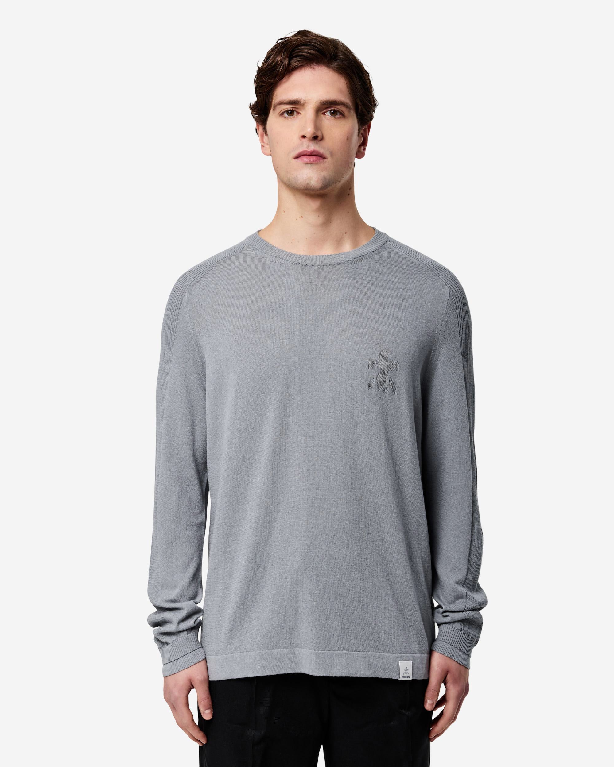 Cotton crew neck sweater - Image 2