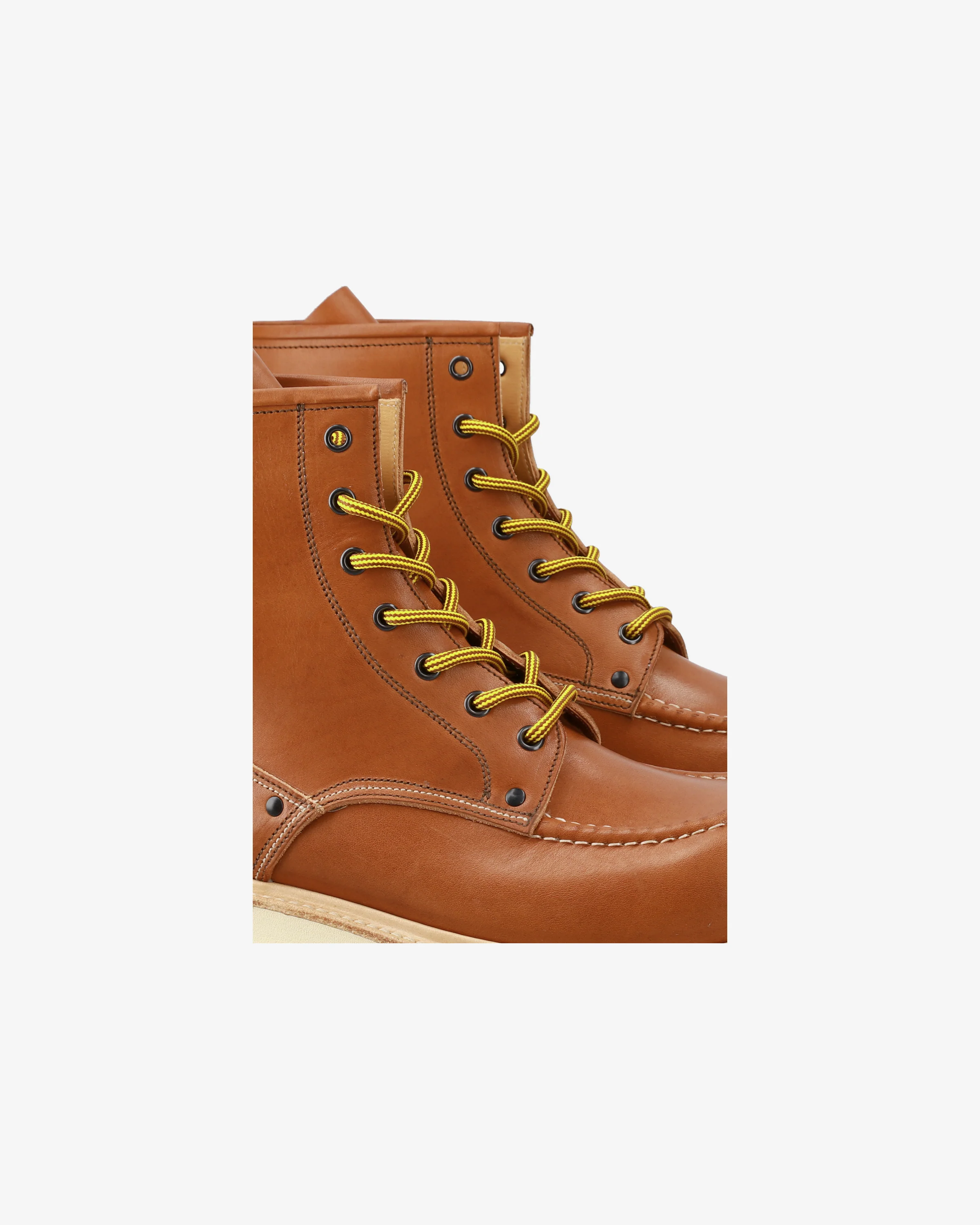 Leather lace-up ankle boots - Image 6
