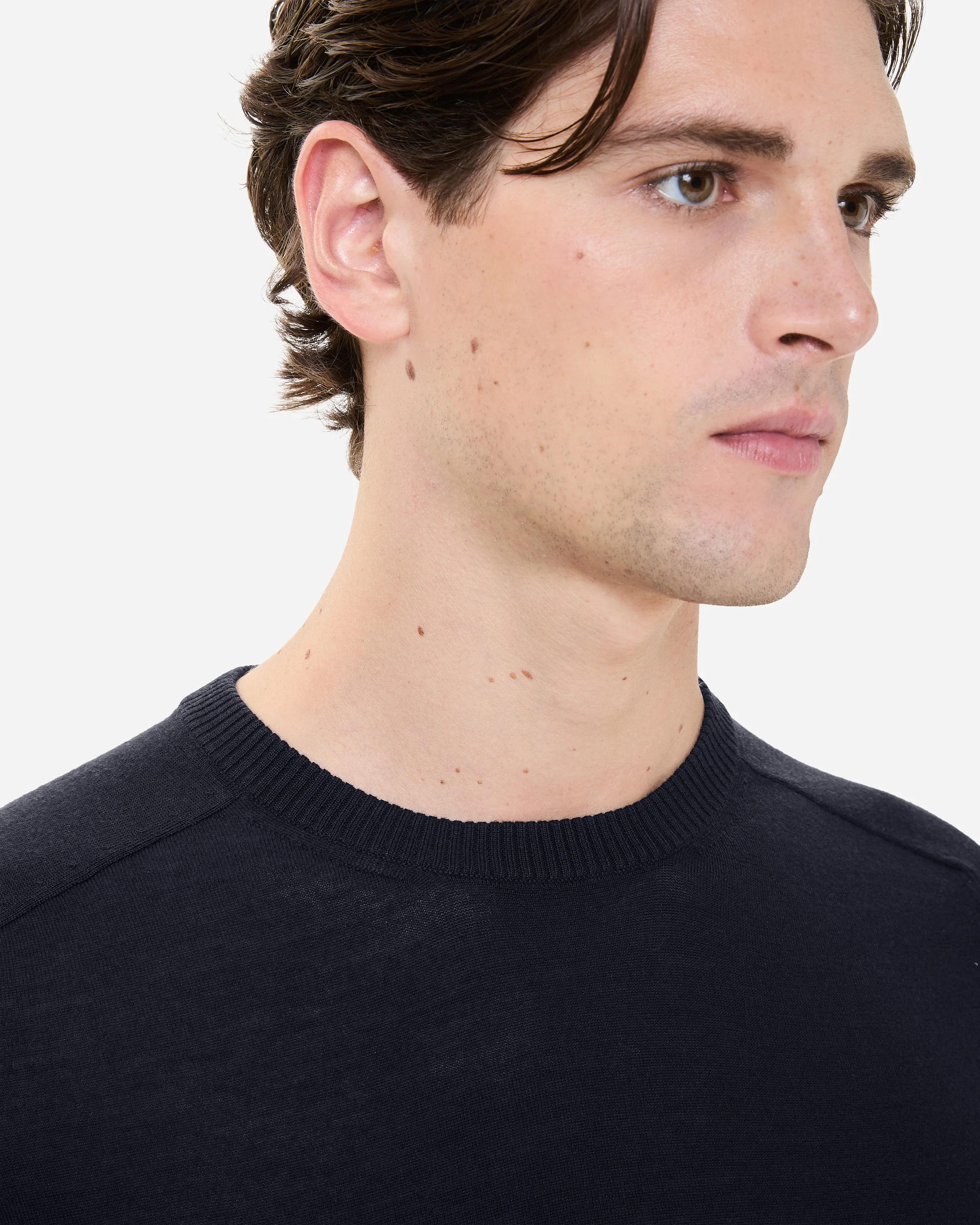 Wool and silk crew neck sweater - Image 2